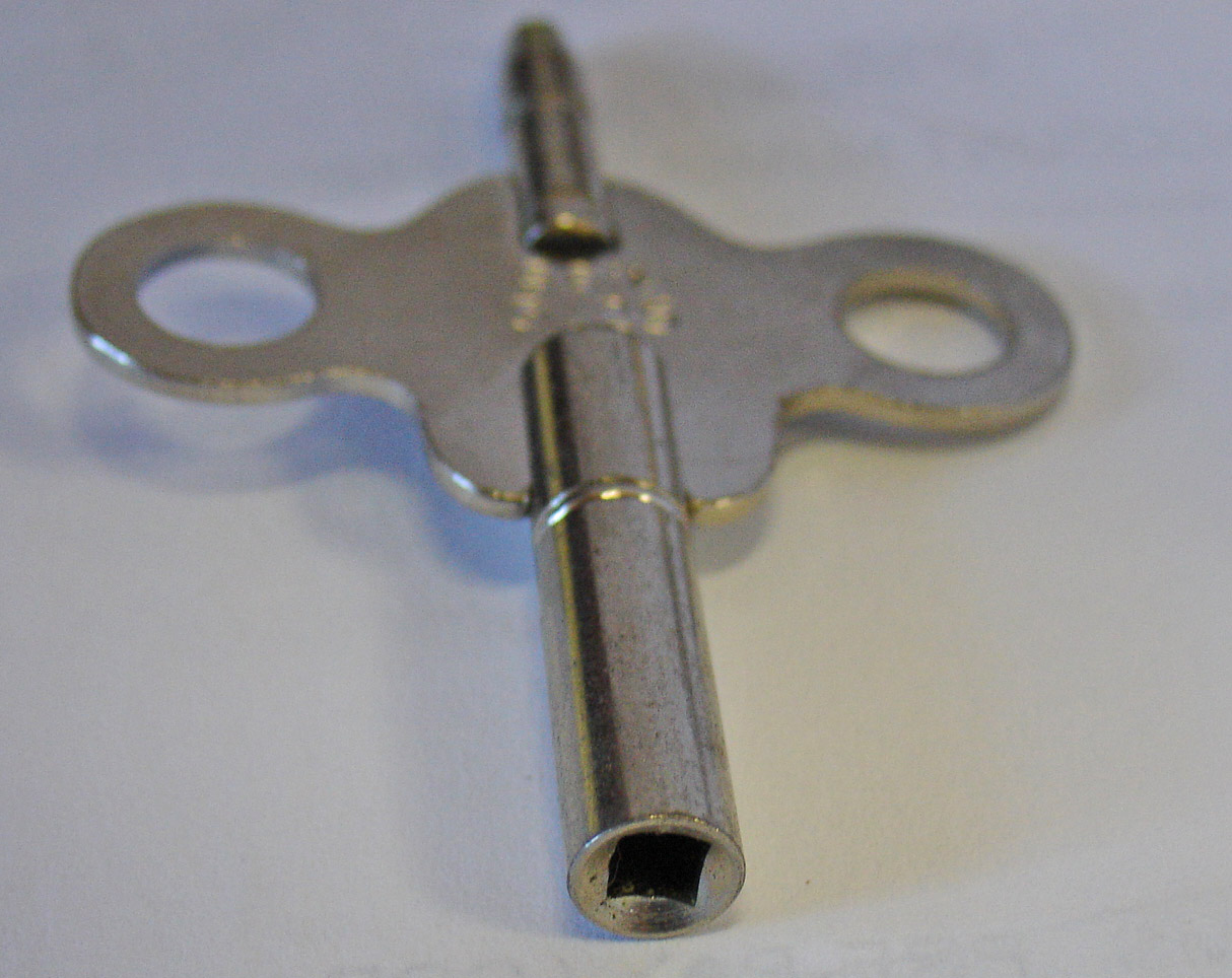 Swiss Double End Steel Key - Ronell Clock Co.